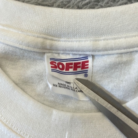 Soffe US Navy T-Shirt Mens M White United States Military Reflective Graphic Tee - Picture 2 of 13